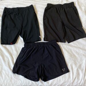 Men's Black Athletic Shorts